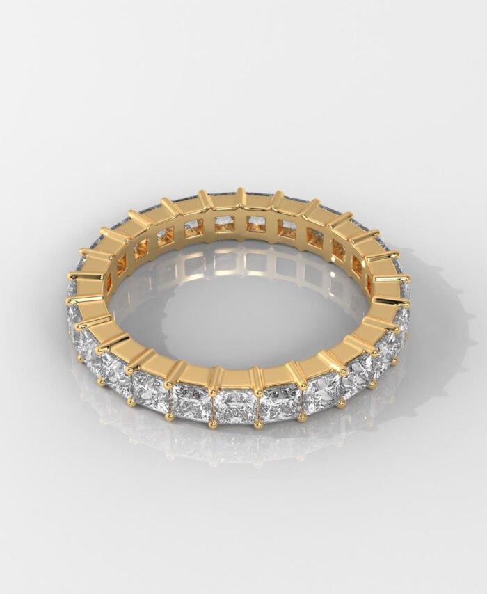Princess Cut Diamond Eternity Band