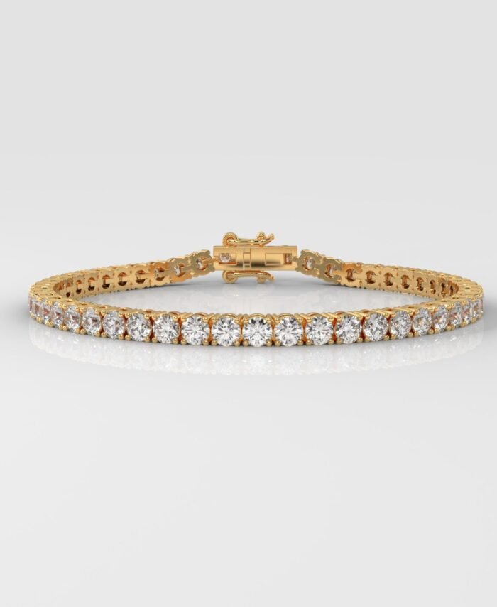 8CT Round Brilliant Cut Tennis Bracelet