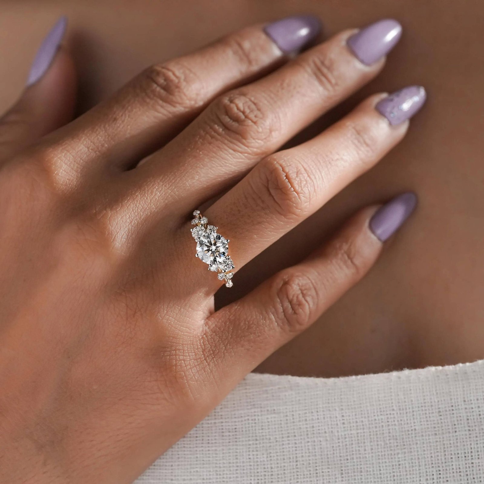 Round Brilliant Cut Engagement Ring